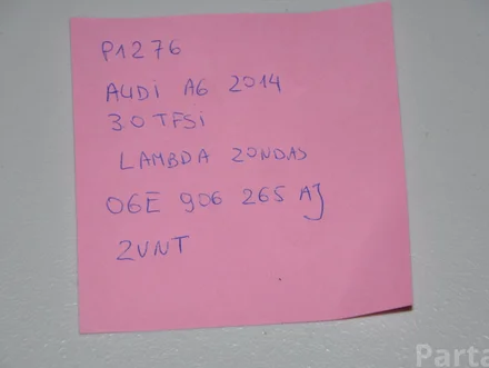 Audi 06E906265AJ A6 (4G2, C7, 4GC) 2014 Lambda Sensor