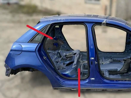 Audi A1 (8X1, 8XK) 2016 Karosserie viertel hinten rechts