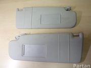 SKODA 1Z0 857 552 H, 1Z0 857 551 H / 1Z0857552H, 1Z0857551H OCTAVIAII (1Z3) 2008 Sun Visor