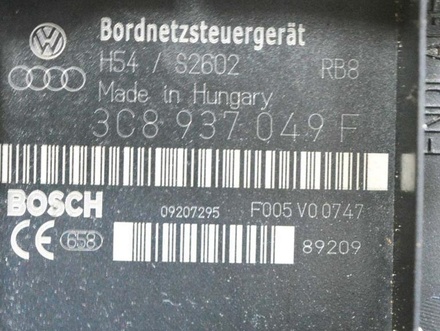 VW 3C8937049F PASSAT Variant (3C5) 2006 Central electronic control unit for comfort system
