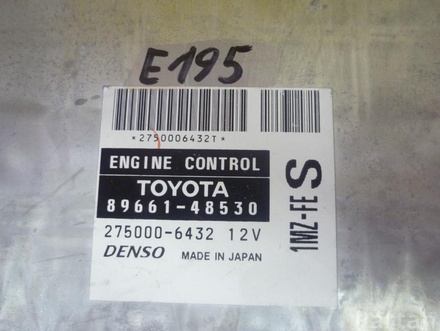 LEXUS 89661-48530 , 275000-6432 / 8966148530, 2750006432 RX (_U3_) 2004 Control unit for engine