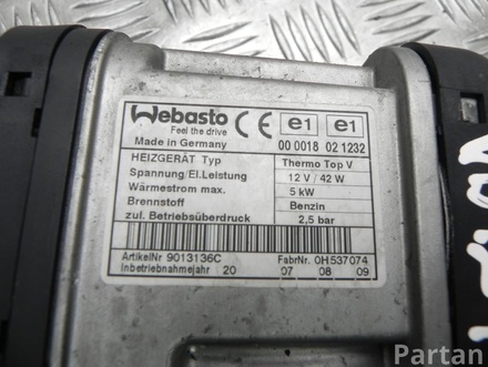 AUDI 4F0 265 081 K / 4F0265081K A6 Allroad (4FH, C6) 2007 Moduł ogrzewania