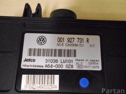 VOLKSWAGEN 001 927 731 R / 001927731R POLO (9N_) 2005 Control unit for automatic transmission