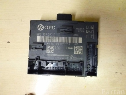 AUDI 8K0 959 792 C, 8K0 959 792 A / 8K0959792C, 8K0959792A A4 (8K2, B8) 2008 Control unit for door