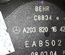 MERCEDES-BENZ A2038201642 C-CLASS (W203) 2007 Motor de ajuste para regulación  de solapa