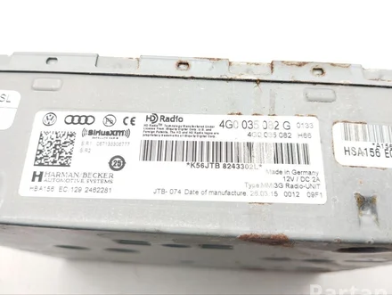 Audi 4G0035082G Q7 (4L) 2015 Control unit for navigation system