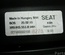 SEAT 3R9 863 553 B / 3R9863553B EXEO (3R2) 2010 Cortina del maletero