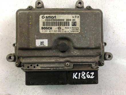 SMART A6609000800; 0281017623 / A6609000800, 0281017623 FORTWO Cabrio (451) 2009 Control unit for engine