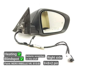 Maserati GHIBLI (M157) 2017 Outside Mirror Right Blind spot Warning Heated