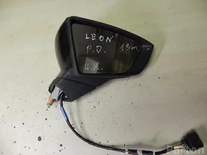 Seat 2128 36 446 / 212836446 LEON (5F1) 2015 Outside Mirror Right adjustment electric