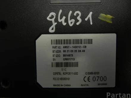 Ford AM5T-14D212-CB / AM5T14D212CB B-MAX (JK) 2012 Interface box (control unit 'bluetooth')