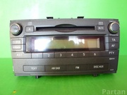 TOYOTA 86120-05140 , CQ-JS6871G / 8612005140, CQJS6871G AVENSIS sedan (_T27_) 2009 Radio z odtwarzaczem CD