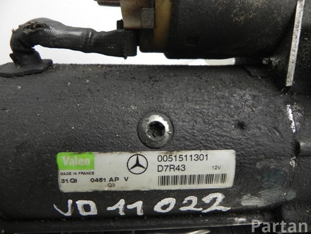 MERCEDES-BENZ 0051511301 C-CLASS (W203) 2005 Starter